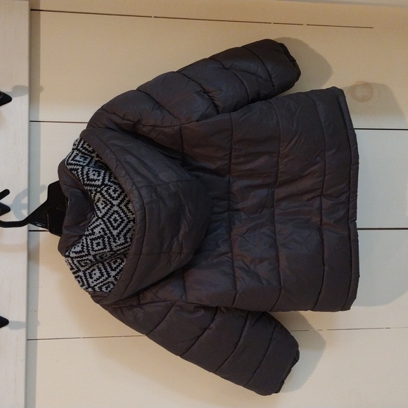 Designer Mayoral Kids Coat With Sweater lined Hood - Picture 5 of 11